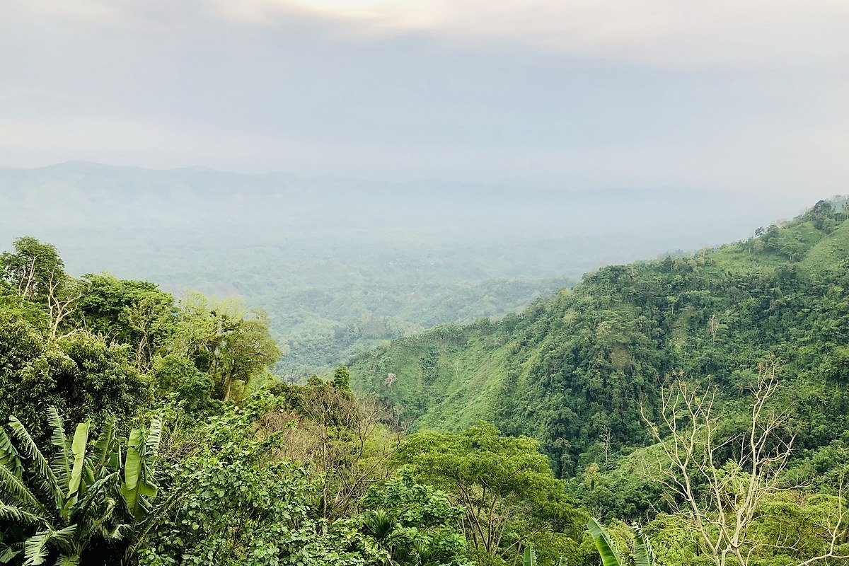 A real panoramic view from the Jampui Hills